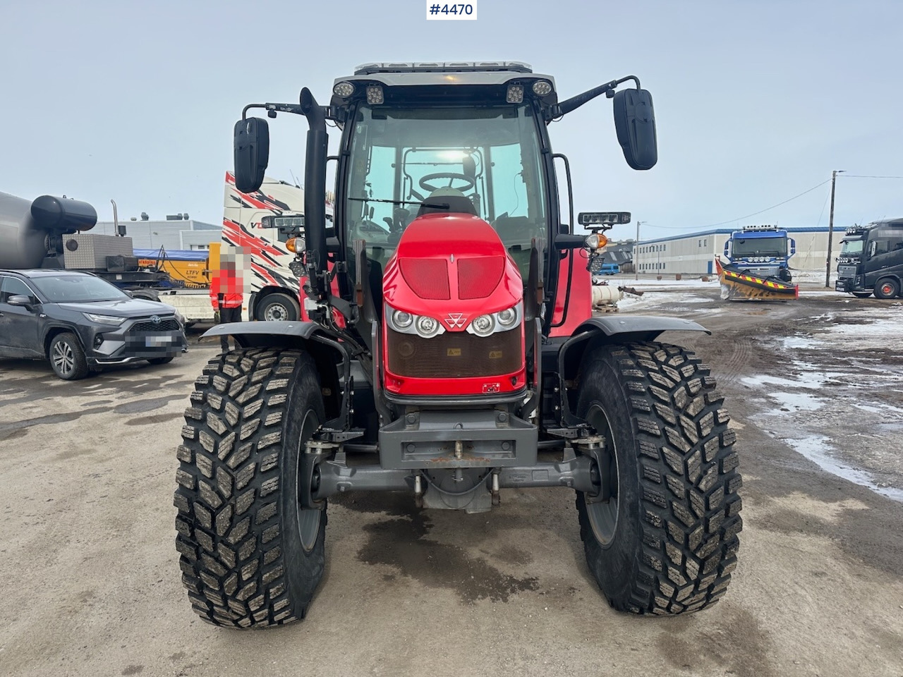 2018 Massey Ferguson MF5713 S w/ 2020 Dalen snow blower - Traktor: gambar 3 2018 Massey Ferguson MF5713 S w/ 2020 Dalen snow blower - Traktor: gambar 3