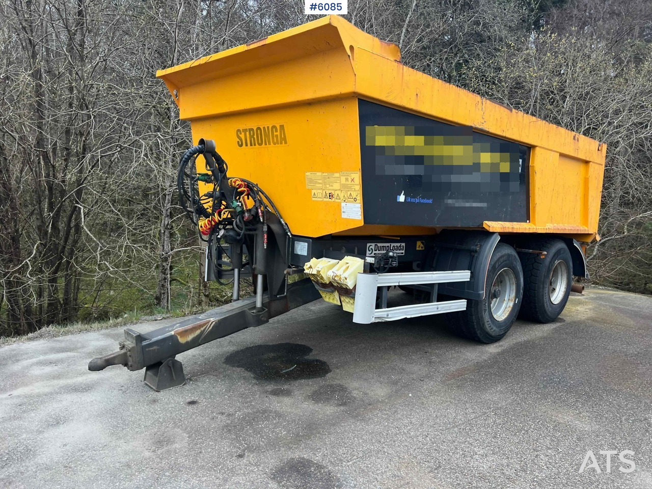 2019 2 axle Stronga DL1200 Dumper trailer - Trailer jungkit pertanian/ Tempat sampah: gambar 2 2019 2 axle Stronga DL1200 Dumper trailer - Trailer jungkit pertanian/ Tempat sampah: gambar 2