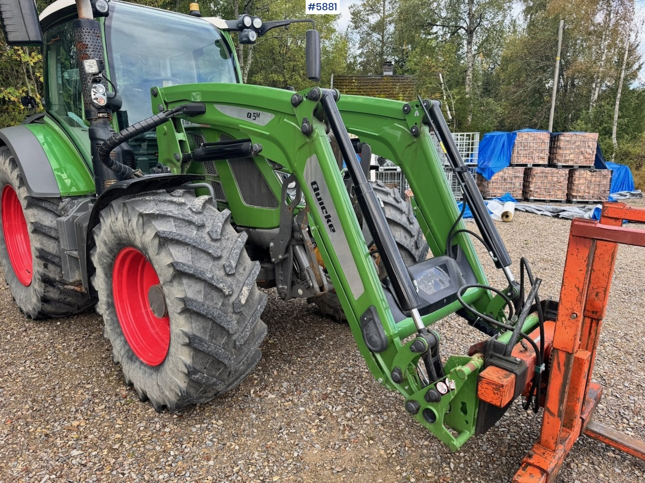 2019 Fendt 516 Vario ProfiPlus w/ Front loader, Front hydraulics and PTO. - Traktor: gambar 5 2019 Fendt 516 Vario ProfiPlus w/ Front loader, Front hydraulics and PTO. - Traktor: gambar 5