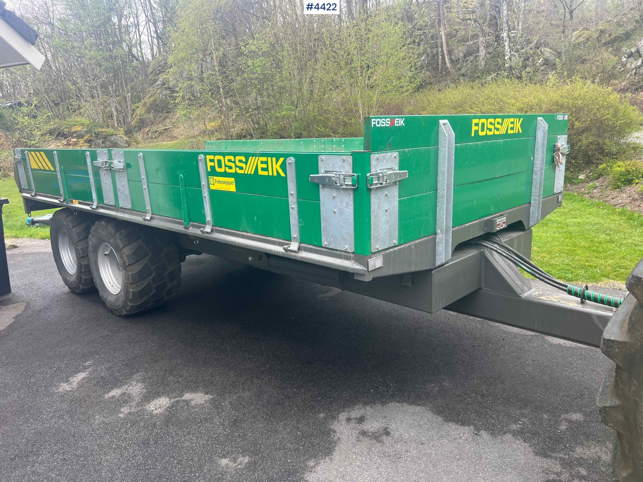 2024 Foss-Eik 2 axle Dumper trailer for tractor - Trailer jungkit pertanian/ Tempat sampah: gambar 2 2024 Foss-Eik 2 axle Dumper trailer for tractor - Trailer jungkit pertanian/ Tempat sampah: gambar 2