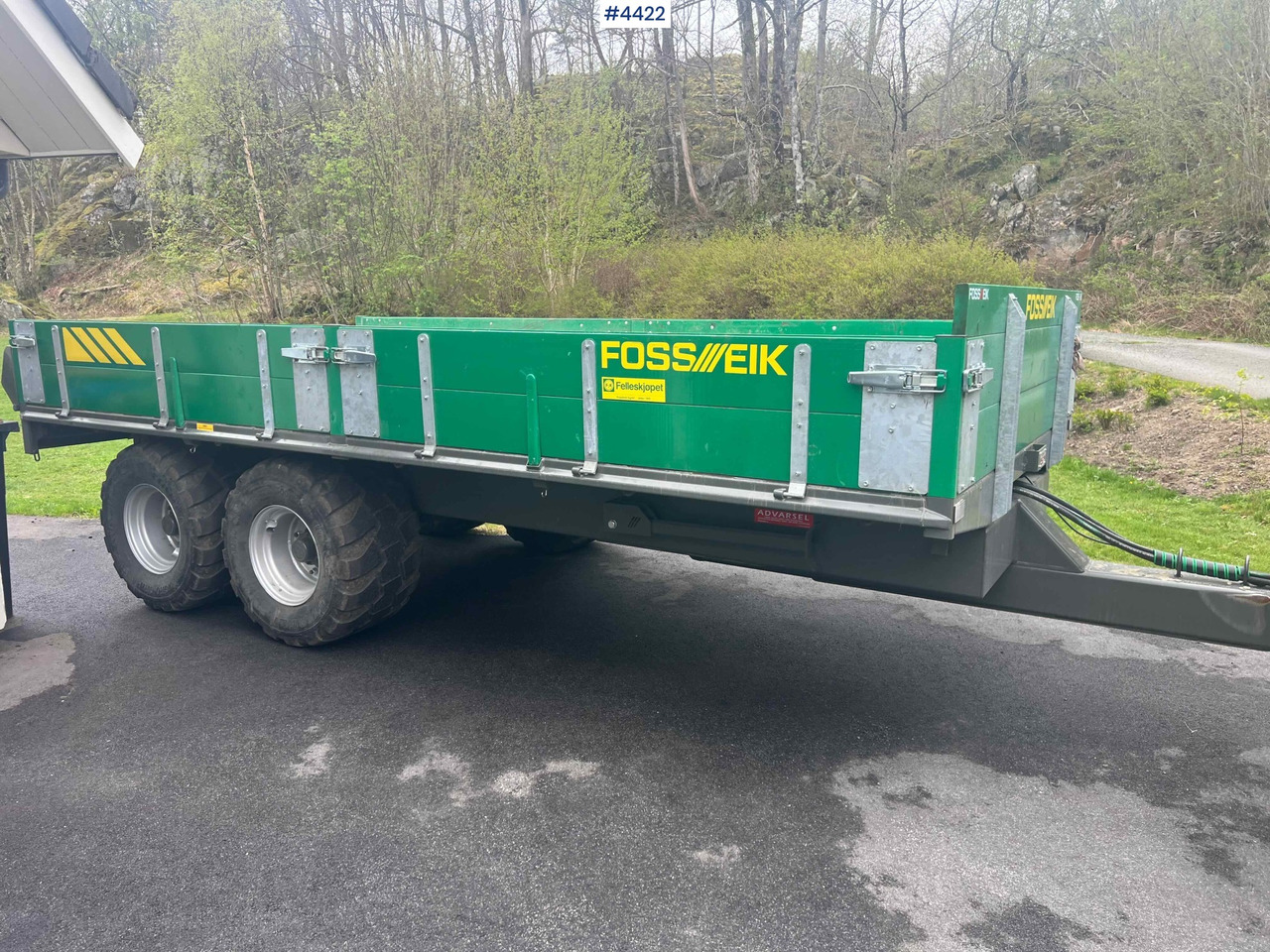 2024 Foss-Eik 2 axle Dumper trailer for tractor - Trailer jungkit pertanian/ Tempat sampah: gambar 3 2024 Foss-Eik 2 axle Dumper trailer for tractor - Trailer jungkit pertanian/ Tempat sampah: gambar 3