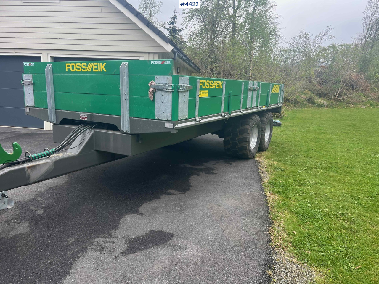 2024 Foss-Eik 2 axle Dumper trailer for tractor - Trailer jungkit pertanian/ Tempat sampah: gambar 4 2024 Foss-Eik 2 axle Dumper trailer for tractor - Trailer jungkit pertanian/ Tempat sampah: gambar 4