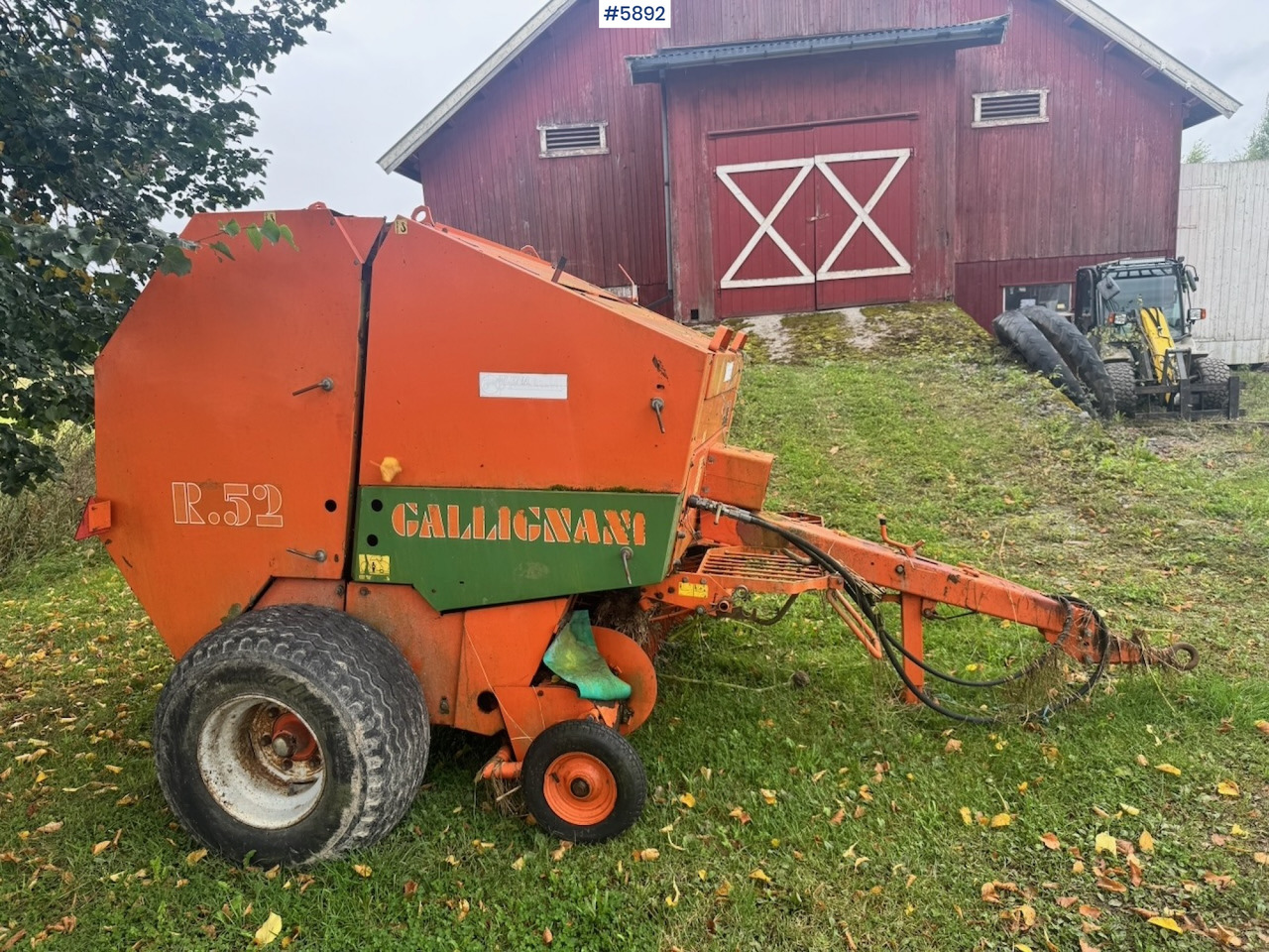 Approx. 1990 Callignani R52 Round baler - Peralatan untuk pembuatan jerami: gambar 1 Approx. 1990 Callignani R52 Round baler - Peralatan untuk pembuatan jerami: gambar 1