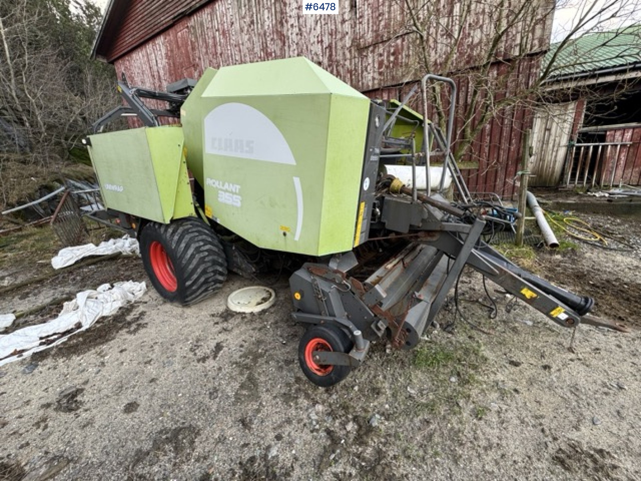 Claas Rollant 255 Uniwrap – 2010 model Condition: Repair project / for parts - Peralatan untuk pembuatan jerami: gambar 3 Claas Rollant 255 Uniwrap – 2010 model Condition: Repair project / for parts - Peralatan untuk pembuatan jerami: gambar 3