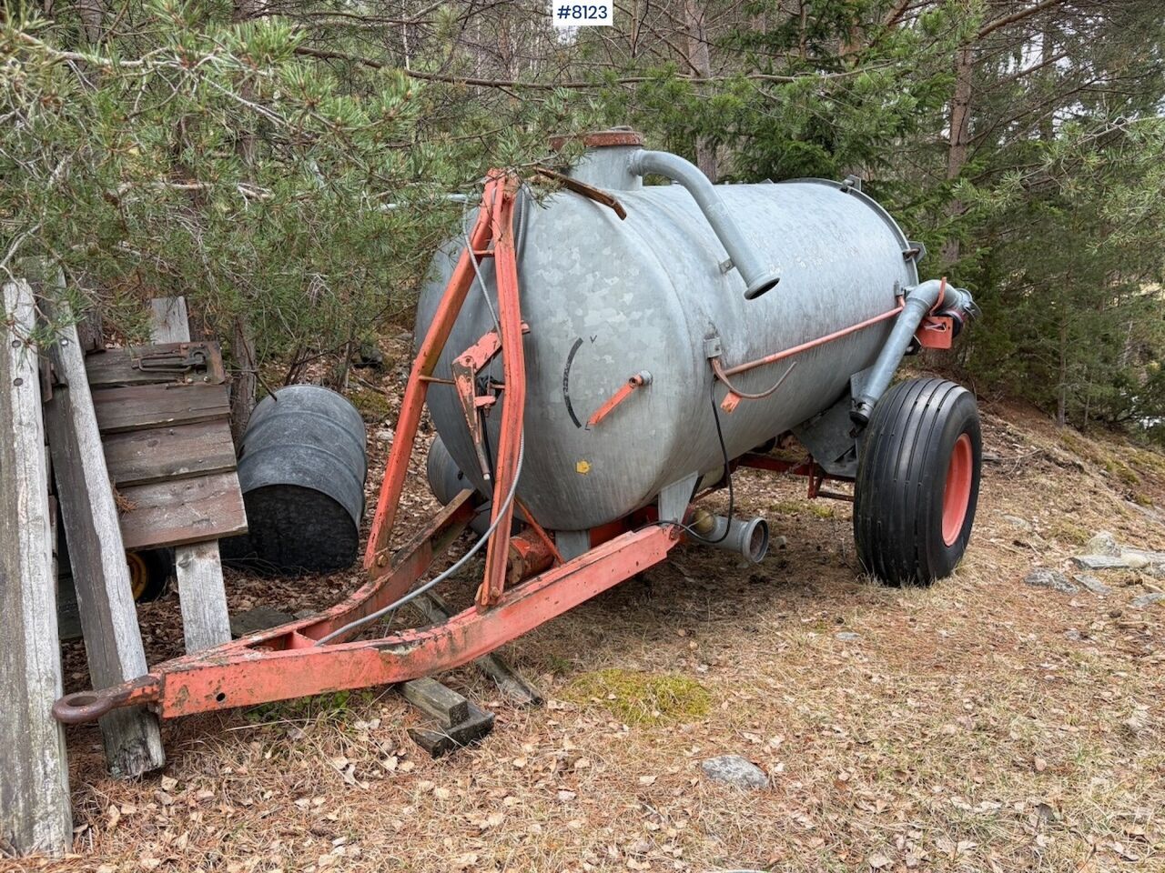 Fertilizer wagon Bauer - Kapal tanker bubur: gambar 1 Fertilizer wagon Bauer - Kapal tanker bubur: gambar 1