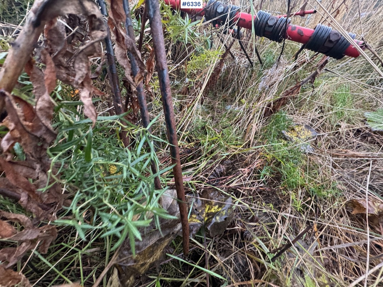 Peralatan untuk pembuatan jerami Fransgård TI-6000 combi rake: gambar 8