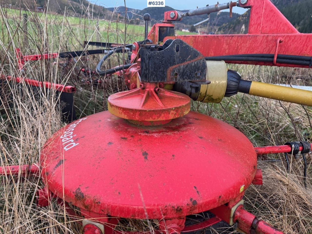 Peralatan untuk pembuatan jerami Fransgård TI-6000 combi rake: gambar 19