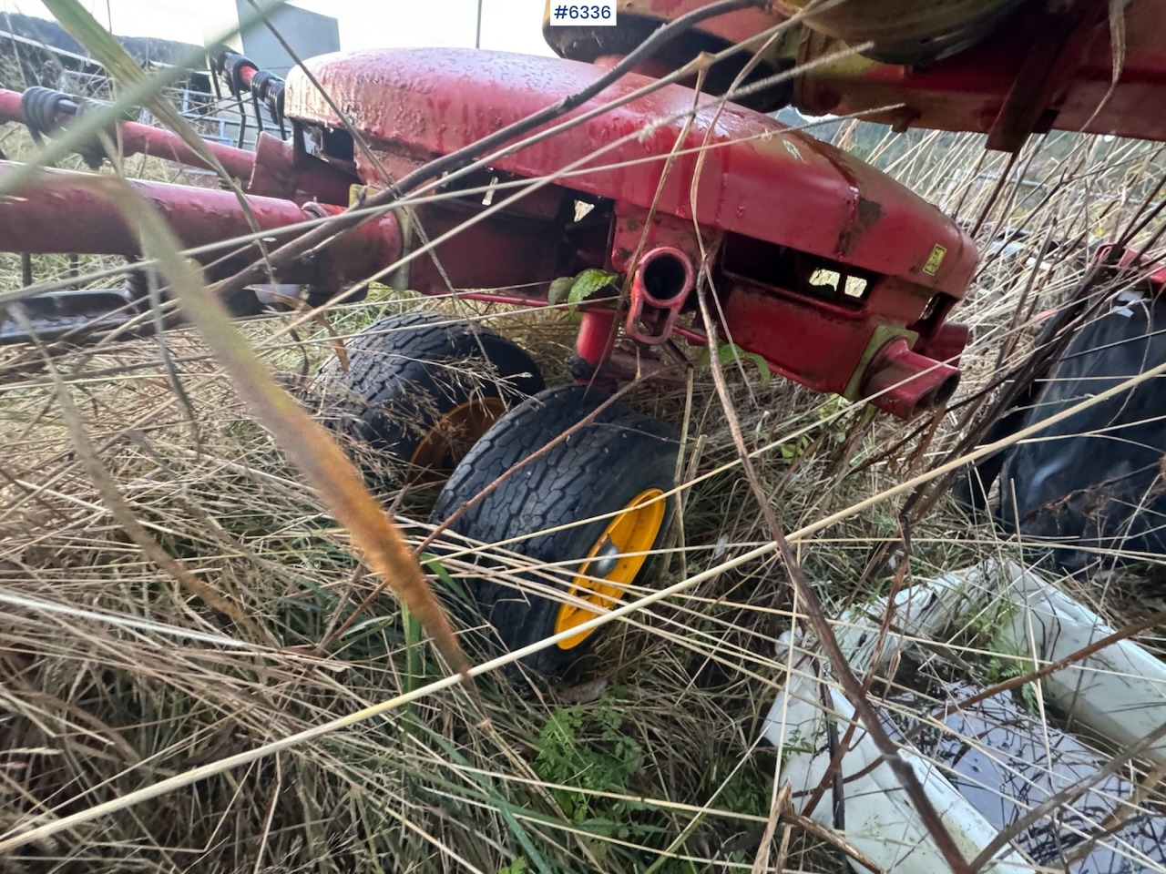 Peralatan untuk pembuatan jerami Fransgård TI-6000 combi rake: gambar 16