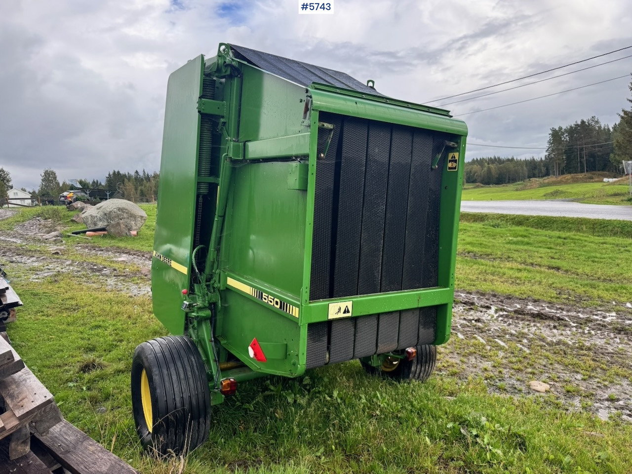 John Deere 550 Round Baler. - Peralatan untuk pembuatan jerami: gambar 3 John Deere 550 Round Baler. - Peralatan untuk pembuatan jerami: gambar 3