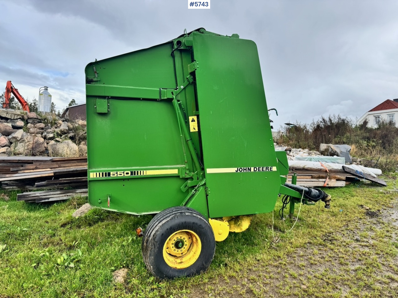 John Deere 550 Round Baler. - Peralatan untuk pembuatan jerami: gambar 5 John Deere 550 Round Baler. - Peralatan untuk pembuatan jerami: gambar 5