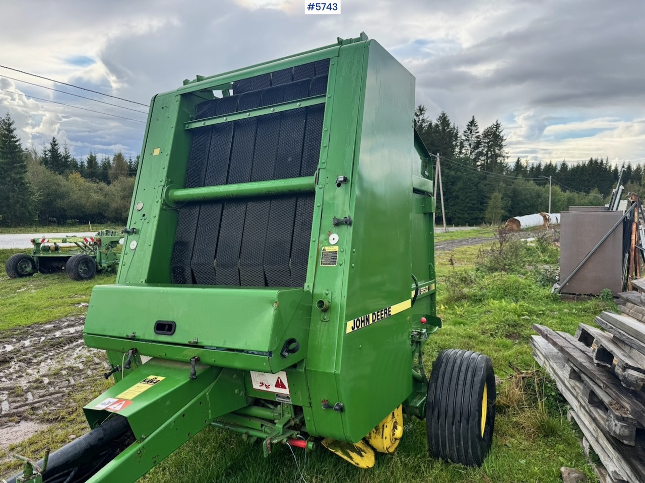 John Deere 550 Round Baler. - Peralatan untuk pembuatan jerami: gambar 2 John Deere 550 Round Baler. - Peralatan untuk pembuatan jerami: gambar 2