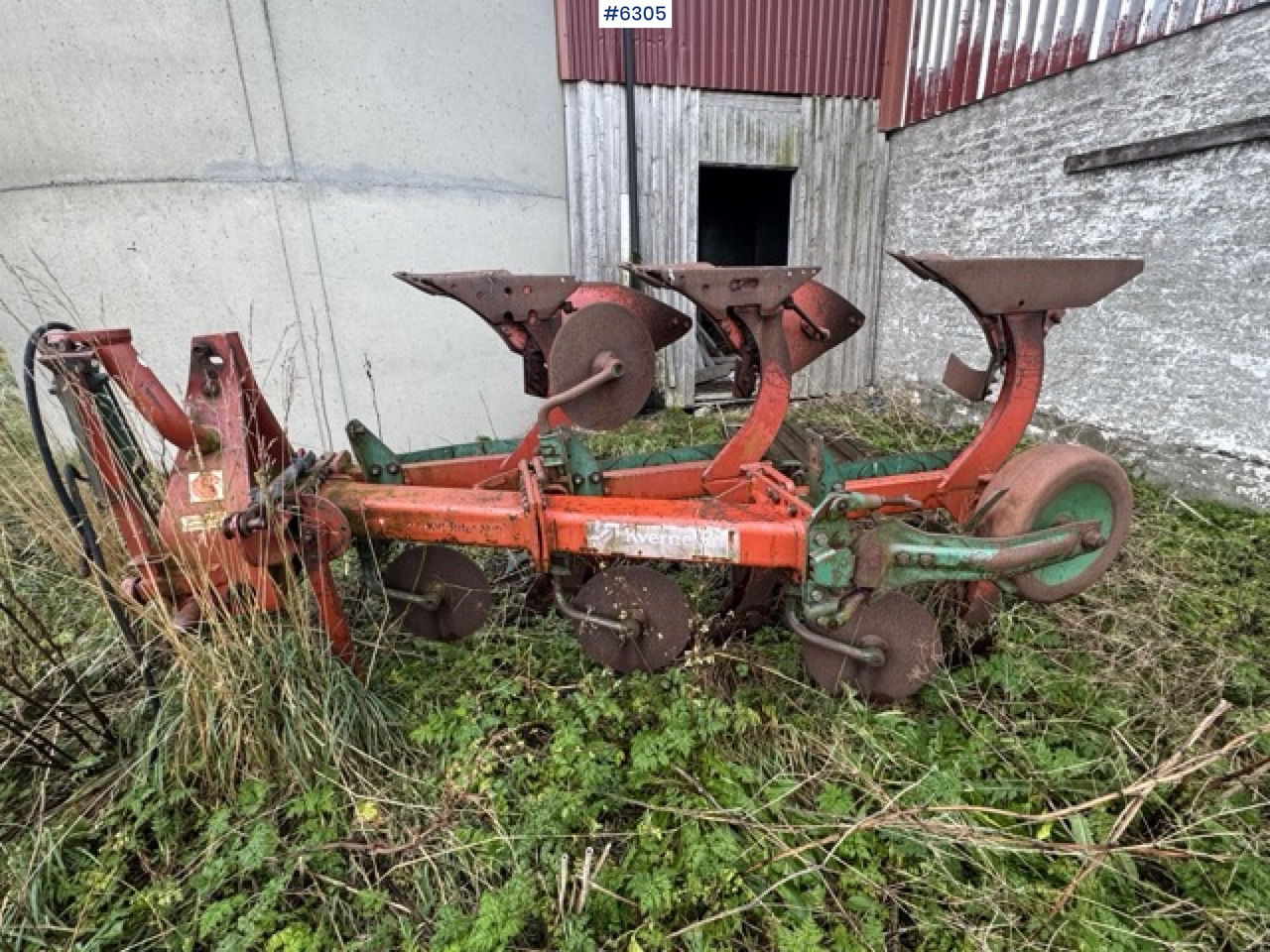 Kverneland 3-furrow reversible plough - Mesin pengolahan tanah: gambar 4 Kverneland 3-furrow reversible plough - Mesin pengolahan tanah: gambar 4
