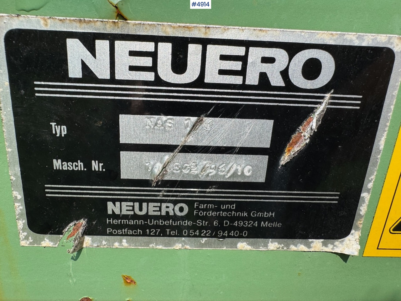 Peralatan ternak Neuro Fylltømmer 5-6 meter.: gambar 15