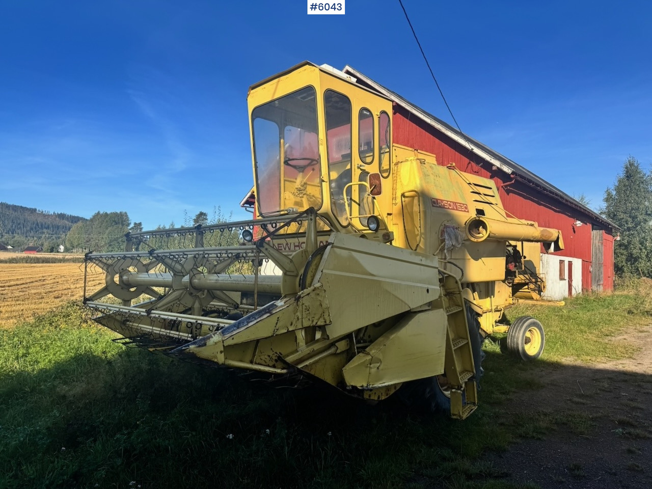 New Holland Clayson 1530 - Pemanen gabungan: gambar 1 New Holland Clayson 1530 - Pemanen gabungan: gambar 1