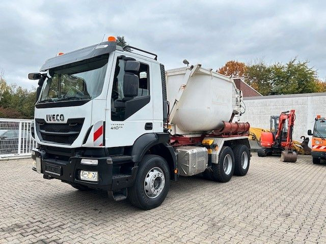 Iveco 410 TRAKKER Wechselsystem Kipper + Asphaltmulde - Truk skip loader: gambar 2 Iveco 410 TRAKKER Wechselsystem Kipper + Asphaltmulde - Truk skip loader: gambar 2