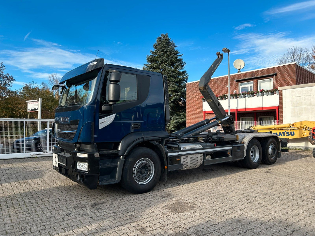 Iveco 460 Stralis MEILLER Abroller mit LIft-Lenkachse - Hook lift: gambar 4 Iveco 460 Stralis MEILLER Abroller mit LIft-Lenkachse - Hook lift: gambar 4