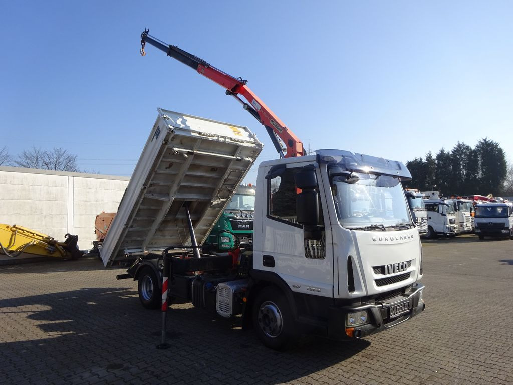 Iveco ML75E18K MEILLER 3Skipper mit PK 7001 Kran 4x2 - Truk jungkit, Truk derek: gambar 5 Iveco ML75E18K MEILLER 3Skipper mit PK 7001 Kran 4x2 - Truk jungkit, Truk derek: gambar 5