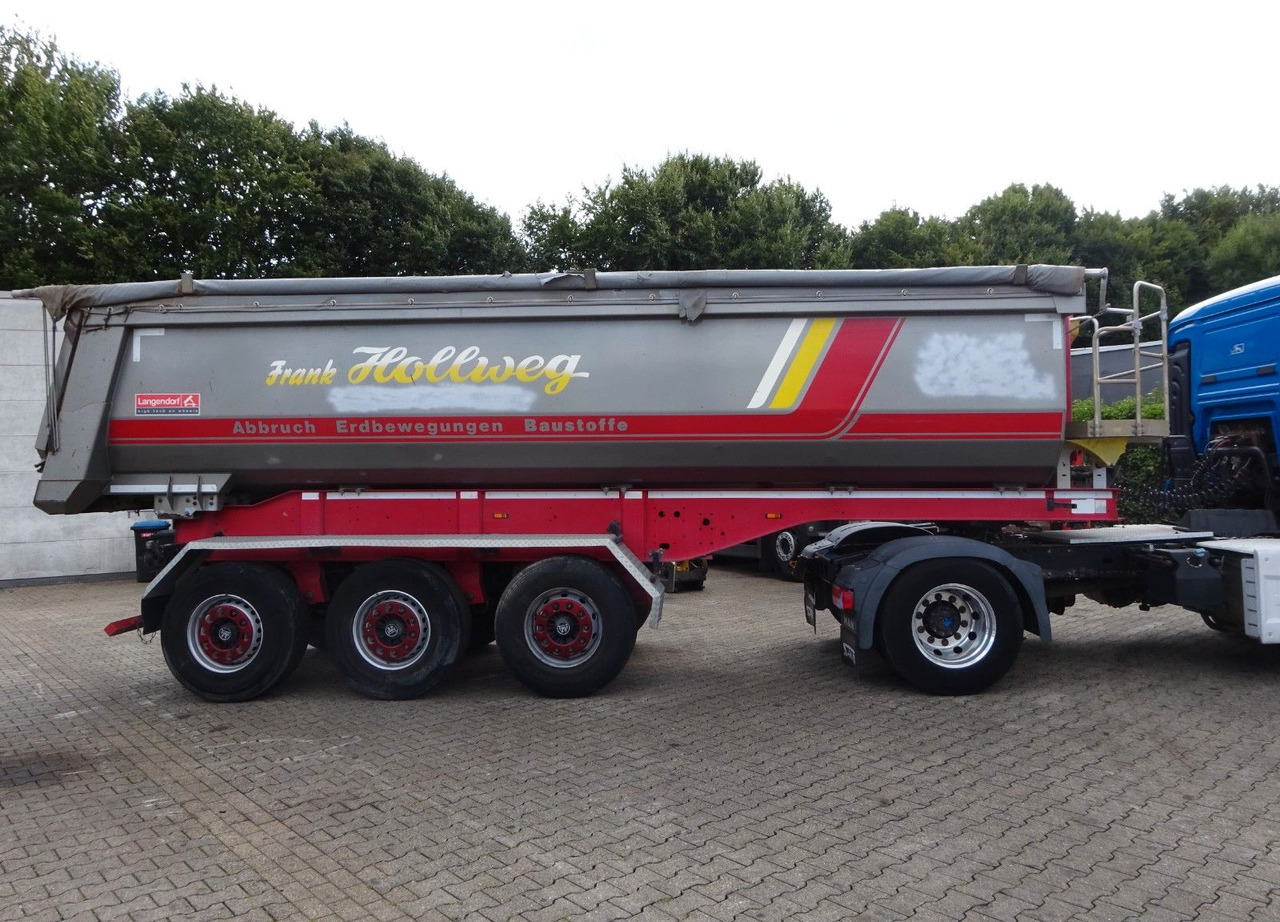 Langendorf Kippauflieger mit 3 Achsen Stahl - Semi-trailer jungkit: gambar 1 Langendorf Kippauflieger mit 3 Achsen Stahl - Semi-trailer jungkit: gambar 1