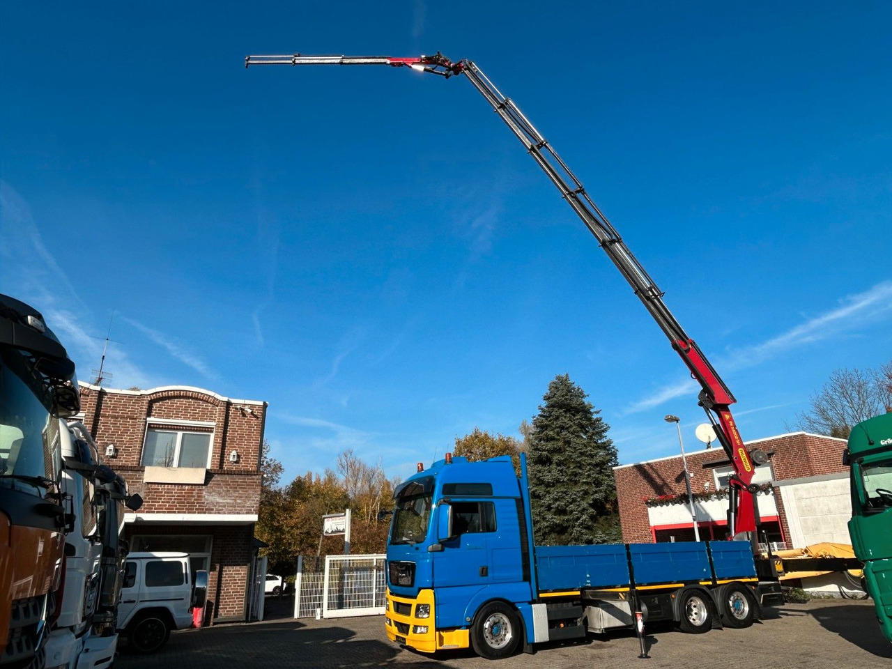 MAN 26.440 TGX Pritsche + PK 34002 + JIB Seilwinde - Truk derek: gambar 1 MAN 26.440 TGX Pritsche + PK 34002 + JIB Seilwinde - Truk derek: gambar 1