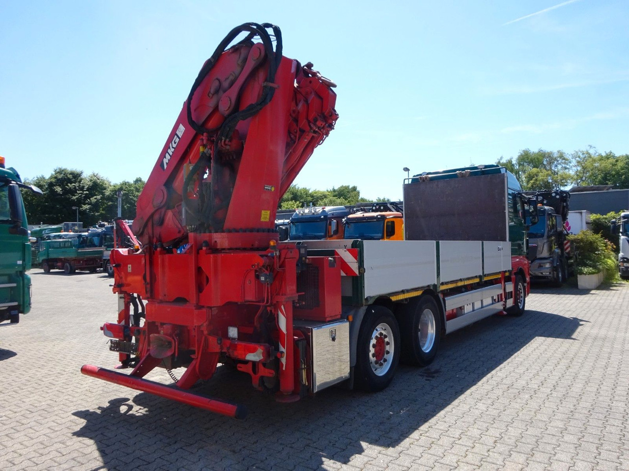 Truk derek MAN 26.480 TGX + MKG HLK531 Kran +Lift-Lenkachse: gambar 12
