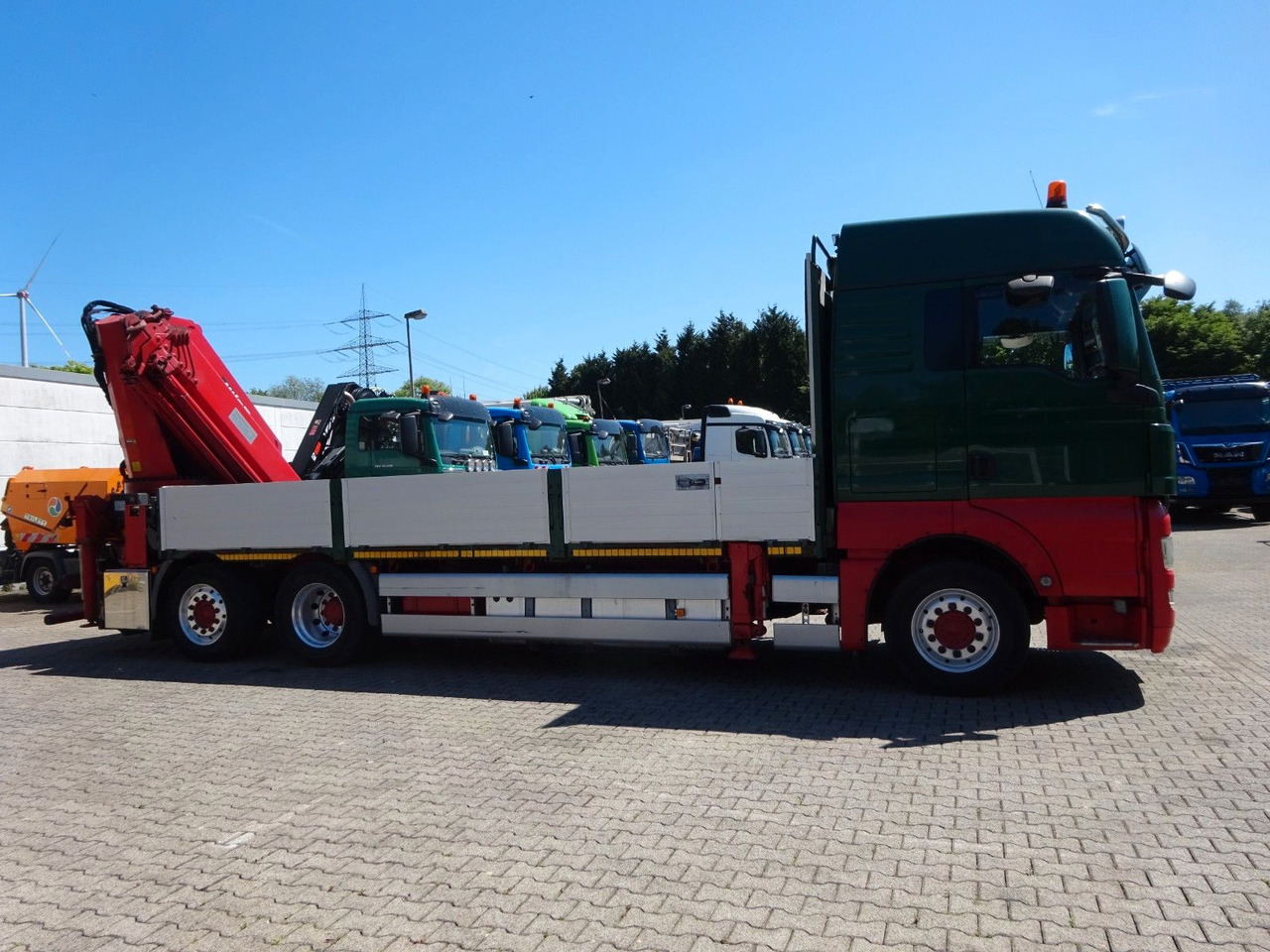 Truk derek MAN 26.480 TGX + MKG HLK531 Kran +Lift-Lenkachse: gambar 14