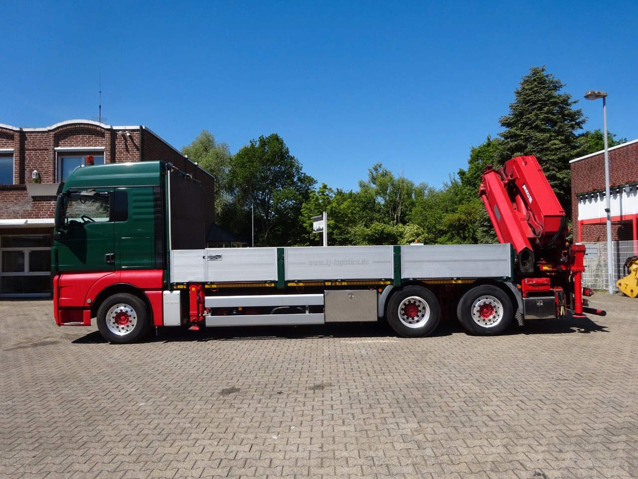 Truk derek MAN 26.480 TGX + MKG HLK531 Kran +Lift-Lenkachse: gambar 8
