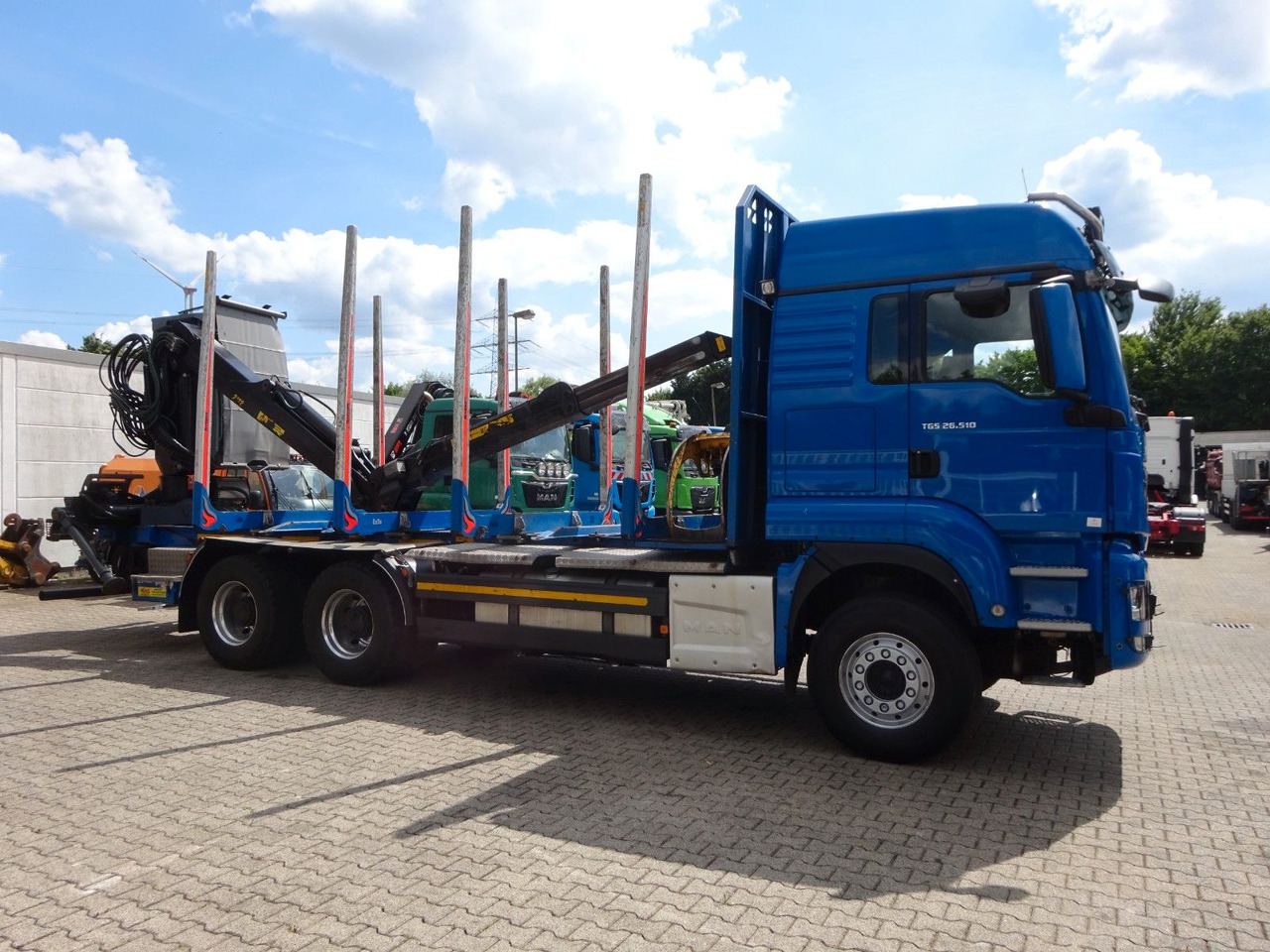 MAN 26.510 mit KESLA 2112 Holzkran+Kabine+Greifer - Truk logging, Truk derek: gambar 3 MAN 26.510 mit KESLA 2112 Holzkran+Kabine+Greifer - Truk logging, Truk derek: gambar 3