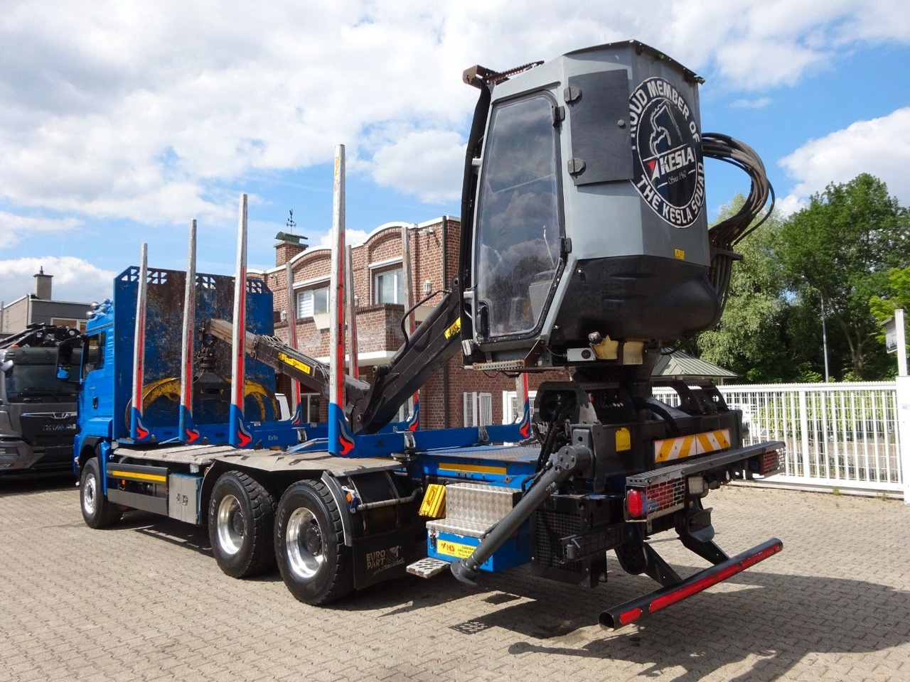 MAN 26.510 mit KESLA 2112 Holzkran+Kabine+Greifer - Truk logging, Truk derek: gambar 4 MAN 26.510 mit KESLA 2112 Holzkran+Kabine+Greifer - Truk logging, Truk derek: gambar 4