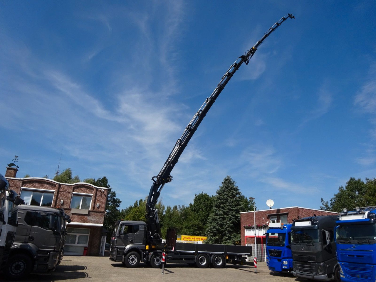 MAN 35.510 P+ 955 Effer jib Seilwind(100t Meterkran MAN 35.510 P+ 955 Effer jib Seilwind New Truck - Truk derek, Truk flatbed: gambar 4 MAN 35.510 P+ 955 Effer jib Seilwind(100t Meterkran MAN 35.510 P+ 955 Effer jib Seilwind New Truck - Truk derek, Truk flatbed: gambar 4