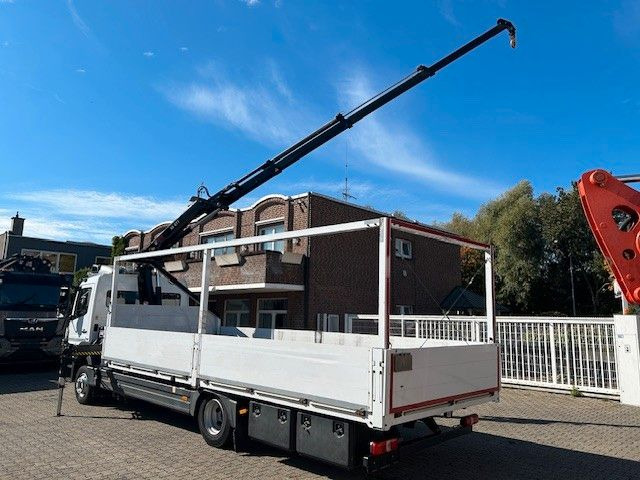 Mercedes-Benz 1221 Pritsche + HIAB XS077 ES 3 - 4x2 weiß - Truk flatbed, Truk derek: gambar 3 Mercedes-Benz 1221 Pritsche + HIAB XS077 ES 3 - 4x2 weiß - Truk flatbed, Truk derek: gambar 3