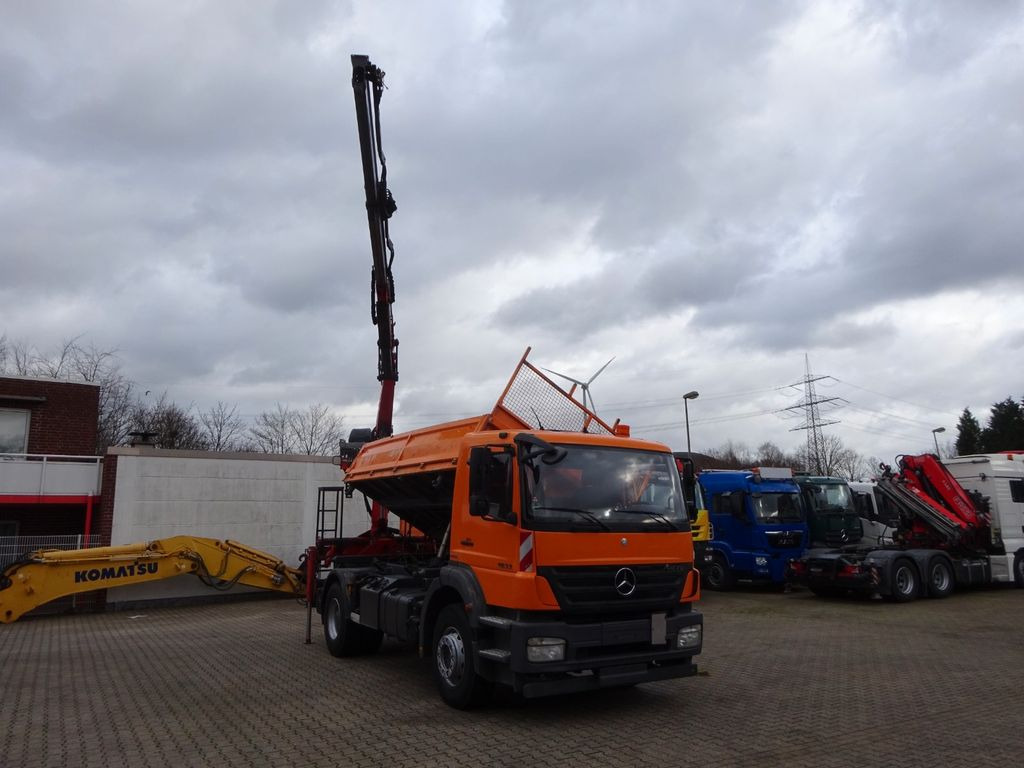 Mercedes-Benz 1833 Axor Kipper mit Kran Wechselsytem - Truk jungkit, Truk derek: gambar 4 Mercedes-Benz 1833 Axor Kipper mit Kran Wechselsytem - Truk jungkit, Truk derek: gambar 4