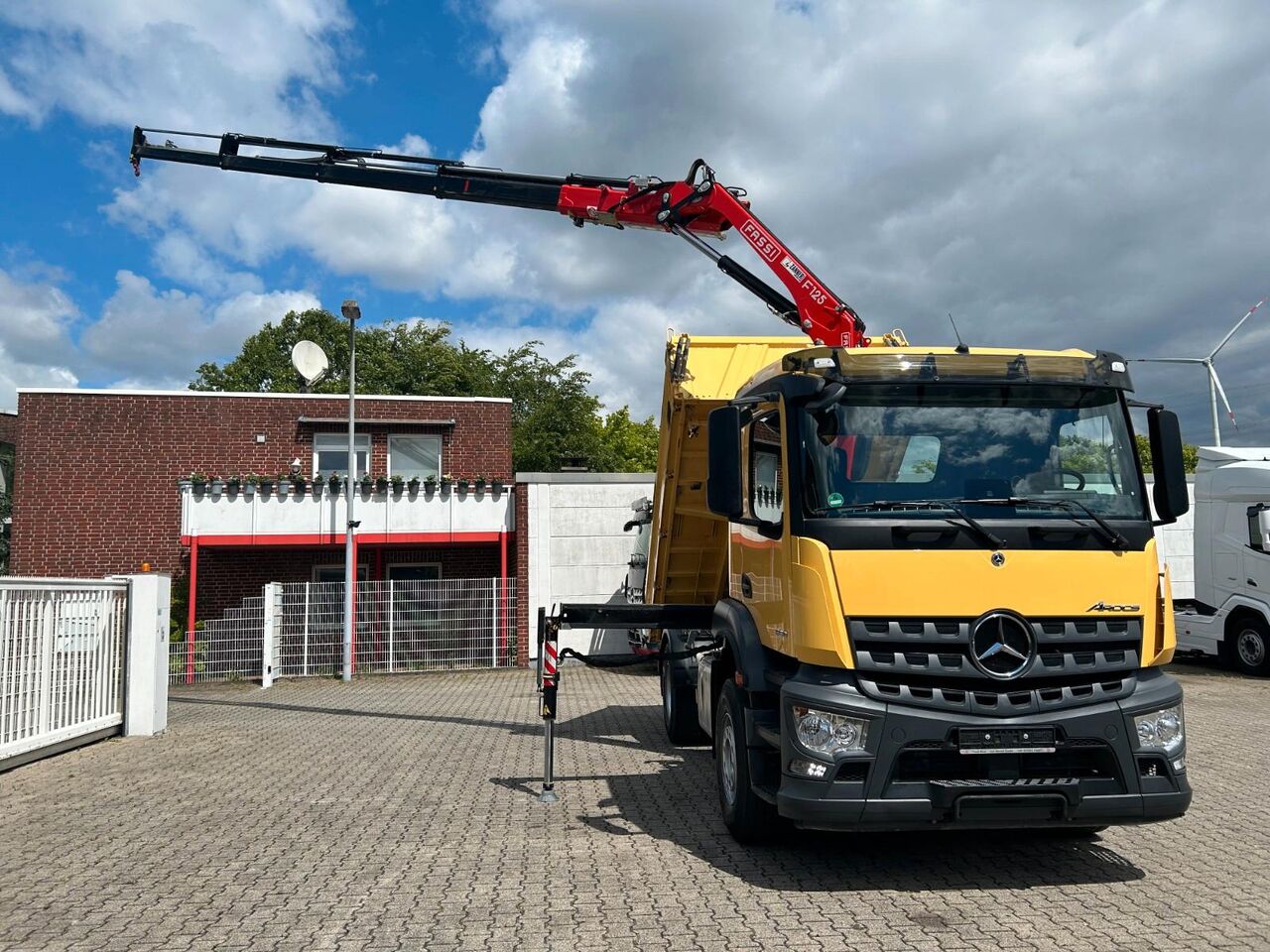 Mercedes-Benz 1835 Arocs 5+ 3Skipper Fassi F125A 4x Hydrl. - Truk jungkit, Truk derek: gambar 2 Mercedes-Benz 1835 Arocs 5+ 3Skipper Fassi F125A 4x Hydrl. - Truk jungkit, Truk derek: gambar 2