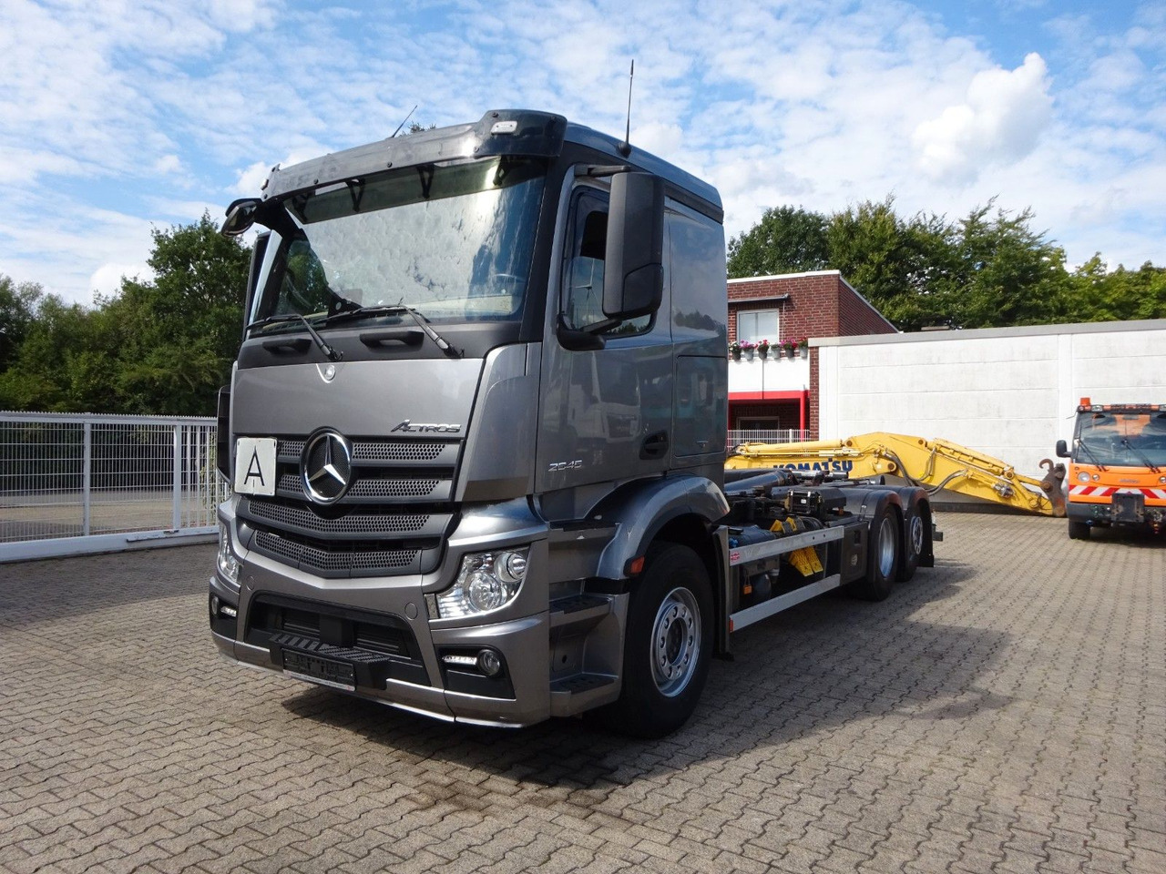 Mercedes-Benz 2545 Actros MEILLER Abroller +Lift-Lenkachse - Hook lift: gambar 2 Mercedes-Benz 2545 Actros MEILLER Abroller +Lift-Lenkachse - Hook lift: gambar 2