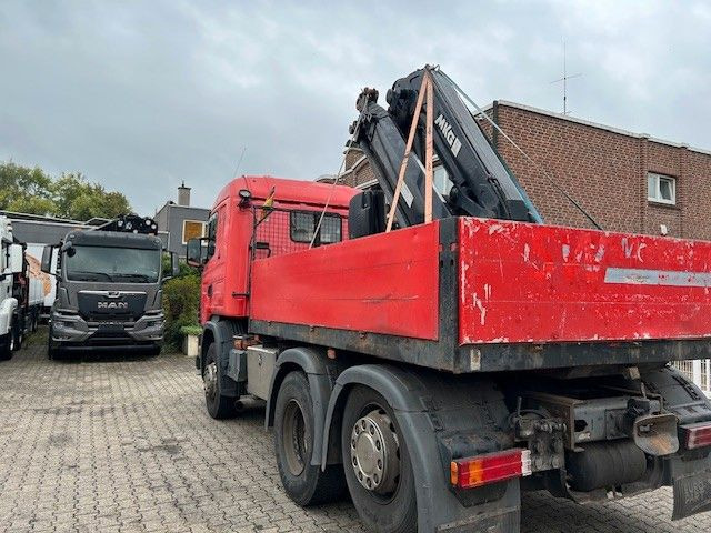 Scania 124 L 470 Pritsche + MKG HLK 201 HP 6x2 - Truk flatbed, Truk derek: gambar 3 Scania 124 L 470 Pritsche + MKG HLK 201 HP 6x2 - Truk flatbed, Truk derek: gambar 3