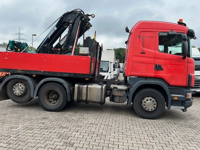 Scania 124 L 470 Pritsche + MKG HLK 201 HP 6x2 - Truk flatbed, Truk derek: gambar 4 Scania 124 L 470 Pritsche + MKG HLK 201 HP 6x2 - Truk flatbed, Truk derek: gambar 4