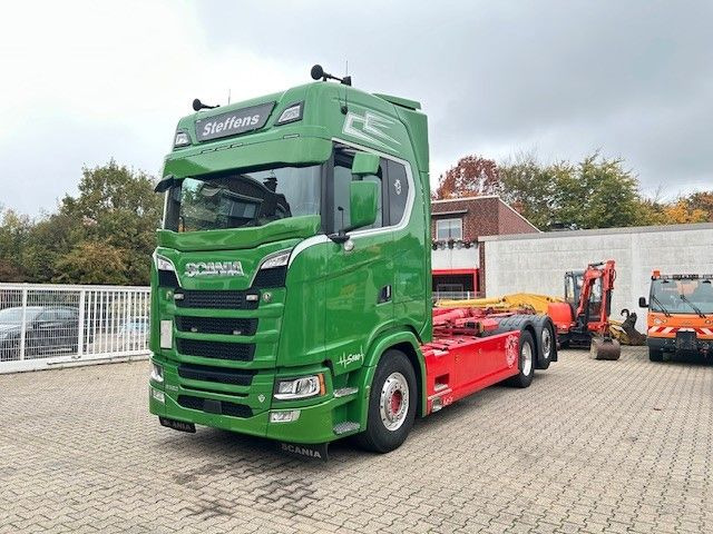 Scania S580 V8 MEILLER Abroller  mit Lift+Lenkachse 6x2 - Hook lift: gambar 2 Scania S580 V8 MEILLER Abroller  mit Lift+Lenkachse 6x2 - Hook lift: gambar 2