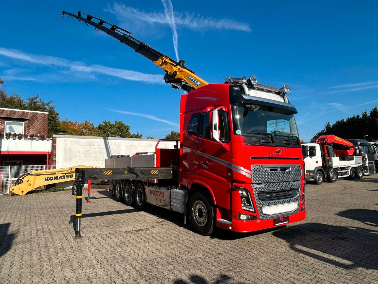 Volvo Autokran FH16 750 Pritsche EFFER 395/8S Lenk - Truk derek: gambar 5 Volvo Autokran FH16 750 Pritsche EFFER 395/8S Lenk - Truk derek: gambar 5