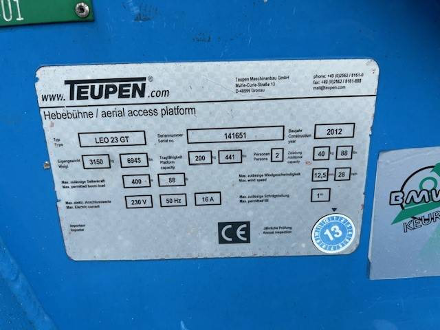 Leasing Teupen LEO 23 GT Teupen LEO 23 GT: gambar 6