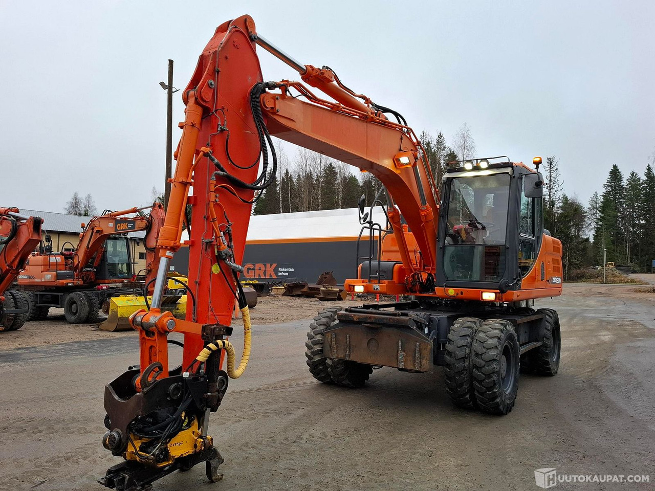 Doosan DX160W-3, 2013, Sonkajärvi - Ekskavator roda: gambar 1 Doosan DX160W-3, 2013, Sonkajärvi - Ekskavator roda: gambar 1
