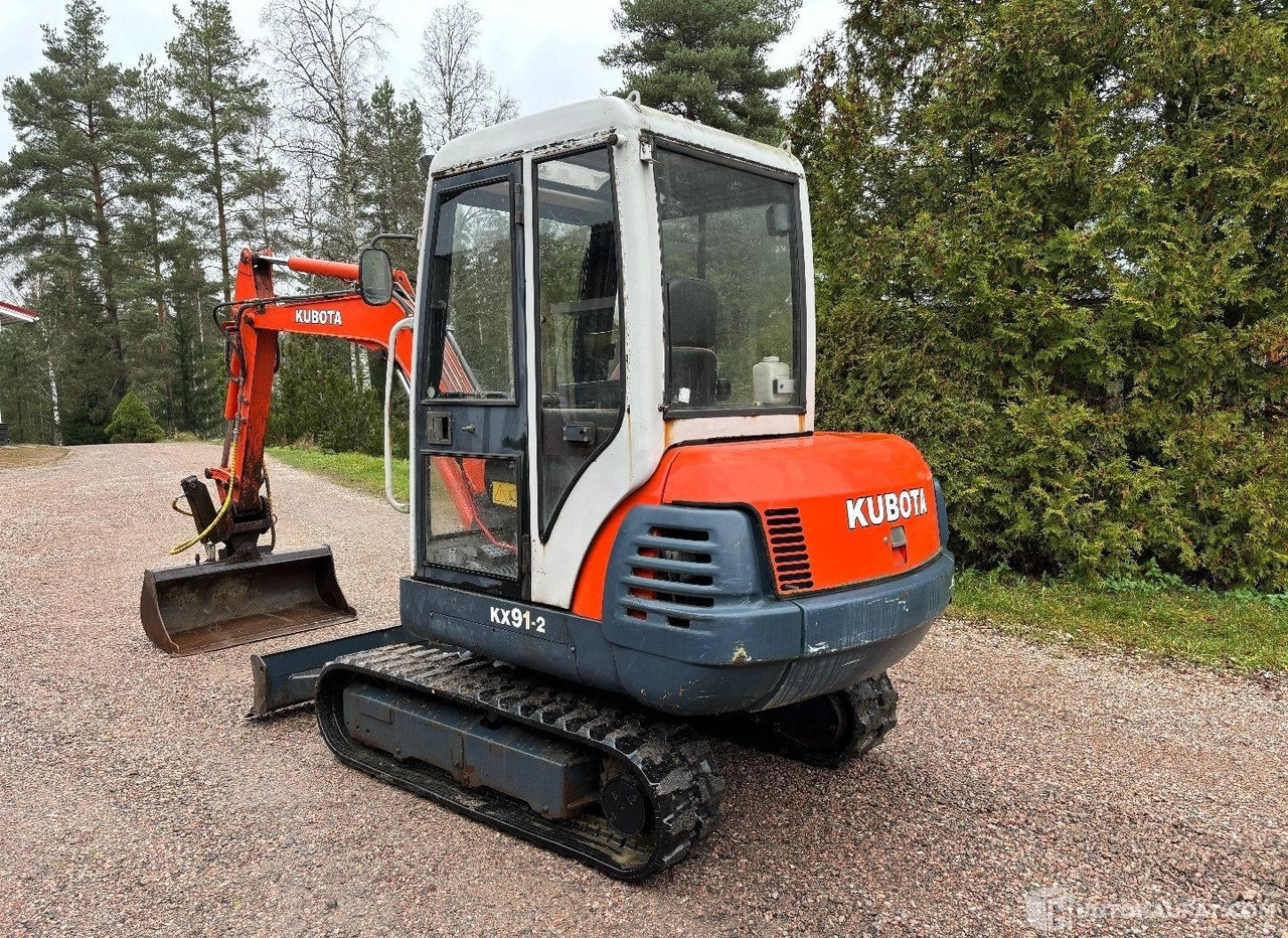 Kubota Kx91-2, 1998, Diesel, 6 390 h Kaivinkone, Askola - Ekskavator mini: gambar 3 Kubota Kx91-2, 1998, Diesel, 6 390 h Kaivinkone, Askola - Ekskavator mini: gambar 3