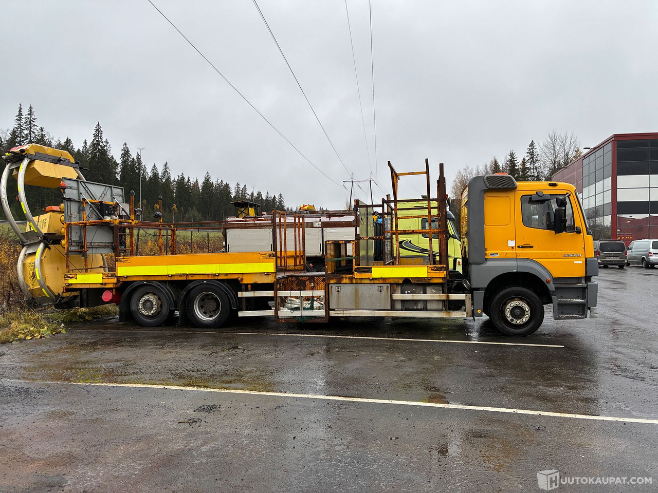 Mercedes-Benz Atego, 2003, Ylöjärvi - Truk flatbed: gambar 4 Mercedes-Benz Atego, 2003, Ylöjärvi - Truk flatbed: gambar 4