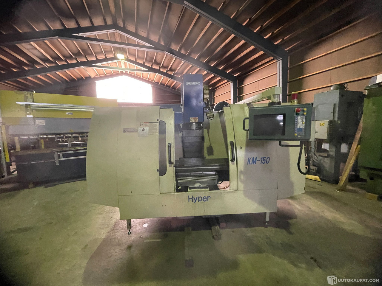 Hyper km-150 CNC työstökeskus, Sastamala - Peralatan konstruksi: gambar 1 Hyper km-150 CNC työstökeskus, Sastamala - Peralatan konstruksi: gambar 1