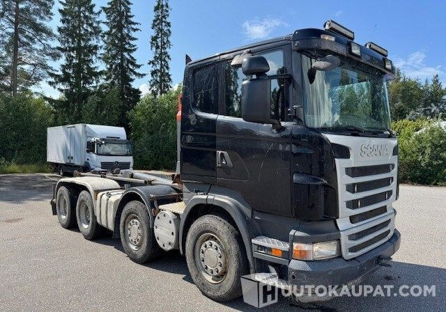 Scania R500 V8, Koukkulavakuorma-auto, 2010, Nakkila - Hook lift: gambar 2 Scania R500 V8, Koukkulavakuorma-auto, 2010, Nakkila - Hook lift: gambar 2
