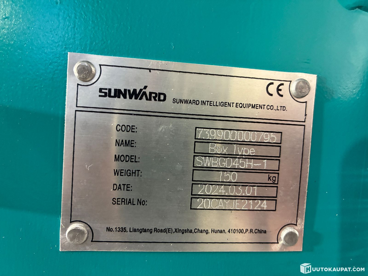 Sunward Impact Hammer, Muurame - Palu hidrolik: gambar 2 Sunward Impact Hammer, Muurame - Palu hidrolik: gambar 2