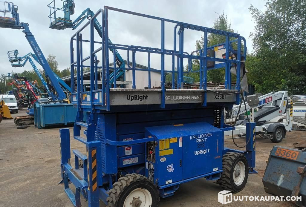 Upright X33RT, 2008, scissor lift, 1,510 h, Hyvinkää - Scissor lifts: gambar 1 Upright X33RT, 2008, scissor lift, 1,510 h, Hyvinkää - Scissor lifts: gambar 1