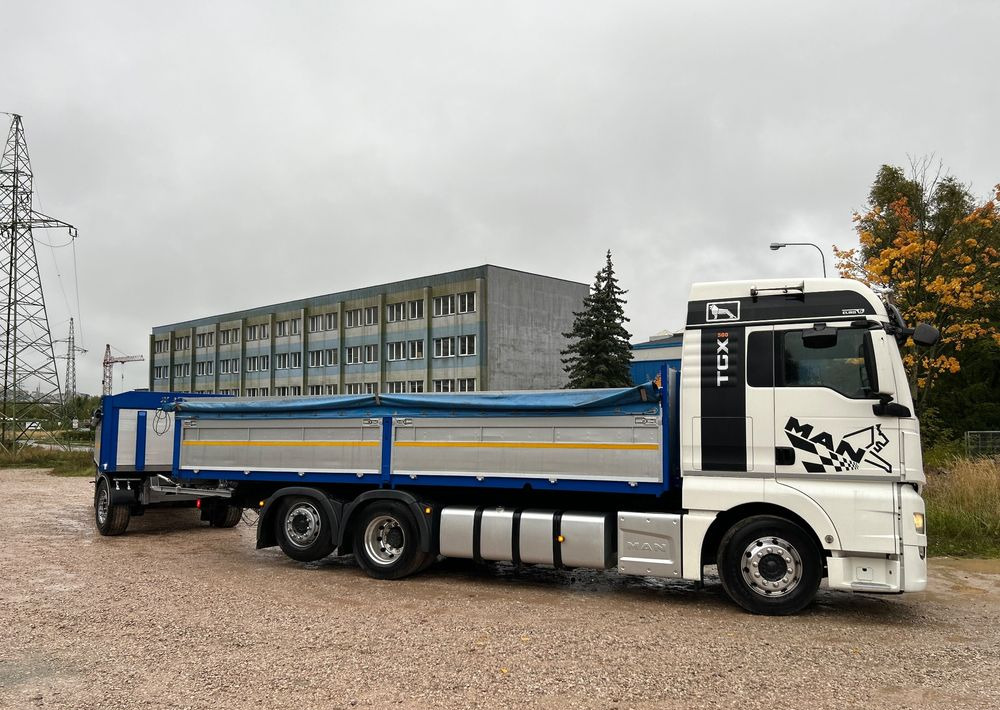MAN TGX Tandem 1m burty TOP KOMPLET / ALUFELGI / zarejestrowany gotowy do pracy / przyczepa 18t / FULL OPCJA / 26.420 26.460 26.500 26.400 26.440 26.480 26.510 460 500 - Truk flatbed: gambar 2 MAN TGX Tandem 1m burty TOP KOMPLET / ALUFELGI / zarejestrowany gotowy do pracy / przyczepa 18t / FULL OPCJA / 26.420 26.460 26.500 26.400 26.440 26.480 26.510 460 500 - Truk flatbed: gambar 2