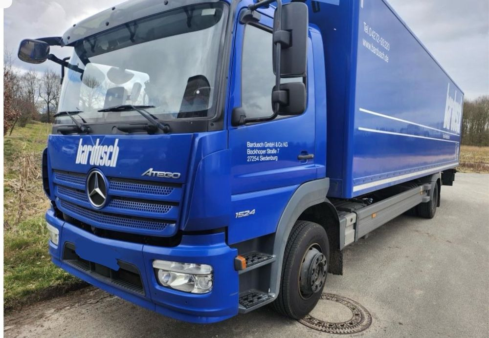 Mercedes-Benz Atego 1524 Z Niemiec TOP 2018 Przód i tył na poduszkach 15t DMC / 7.45m 18 palet TOP STAN - Truk box: gambar 1 Mercedes-Benz Atego 1524 Z Niemiec TOP 2018 Przód i tył na poduszkach 15t DMC / 7.45m 18 palet TOP STAN - Truk box: gambar 1