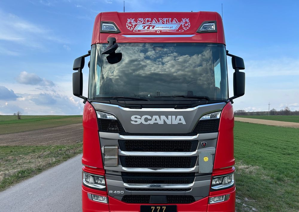 Tractor head Scania R450 FULL ADR RETARDER ALUFELGI z Niemiec od jedynego właściciela ! HYDRAULIKA spod beczki spożywczej ! / do wywrotu ruchomej podłogi beczki TOP TOP TOP OKAZJA: gambar 27
