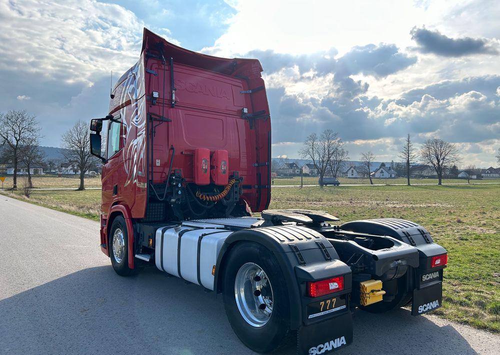 Tractor head Scania R450 FULL ADR RETARDER ALUFELGI z Niemiec od jedynego właściciela ! HYDRAULIKA spod beczki spożywczej ! / do wywrotu ruchomej podłogi beczki TOP TOP TOP OKAZJA: gambar 37