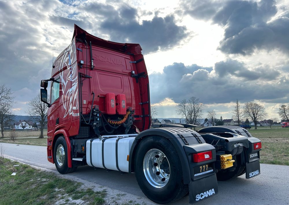 Tractor head Scania R450 FULL ADR RETARDER ALUFELGI z Niemiec od jedynego właściciela ! HYDRAULIKA spod beczki spożywczej ! / do wywrotu ruchomej podłogi beczki TOP TOP TOP OKAZJA: gambar 30